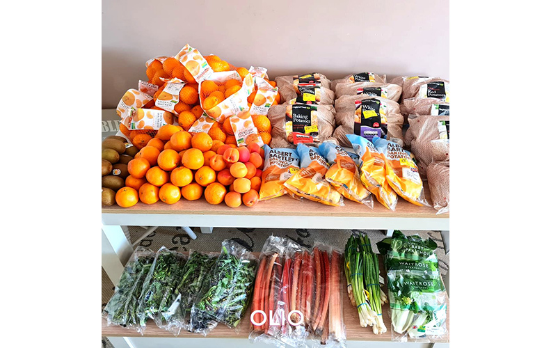 取自創新拿鐵。圖片來源:OLIO Facebook