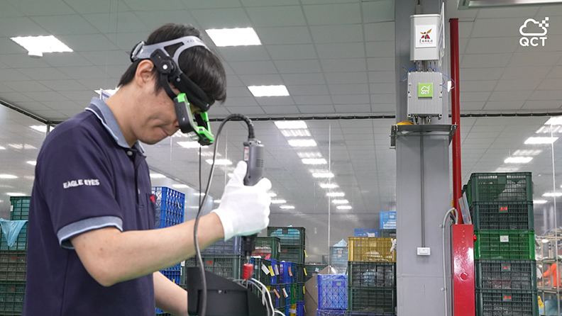 雲達科技透過5G專網及優化平台，結合MR、AI等技術，以軟硬兼施的方式，協助製造業提高生產力與生產品質，加速邁向智慧製造。（圖雲達科技提供）