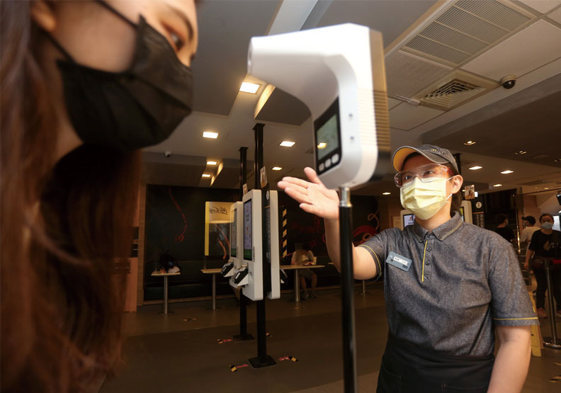 麥當勞正職服務員陳淑惠。張智傑攝