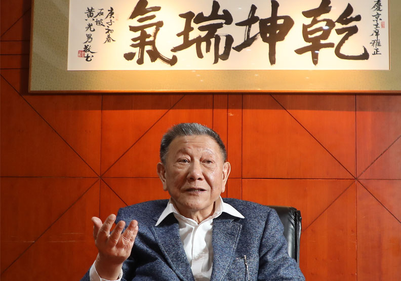 圖／威京集團主席沈慶京。張智傑攝