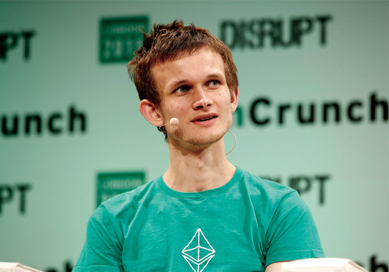 被幣圈投資者暱稱「V神」的以太坊創辦人布特林(Vitalik Buterin)。Flickr by TechCrunch