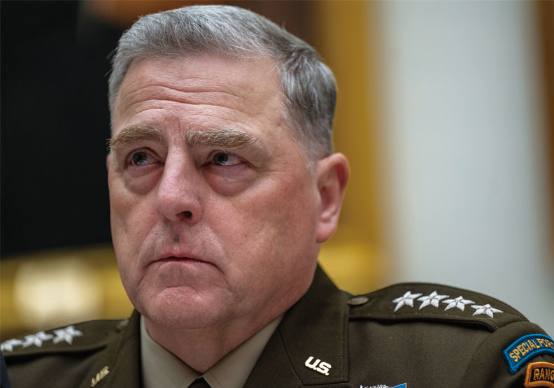 美國參謀首長聯席會議主席米利(Mark Milley)。Flickr by U.S. Secretary of Defense