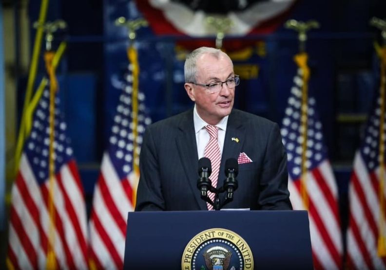 民主黨州長菲爾墨菲(Phil Murphy)連任成功。取自Governor Phil Murphy臉書。