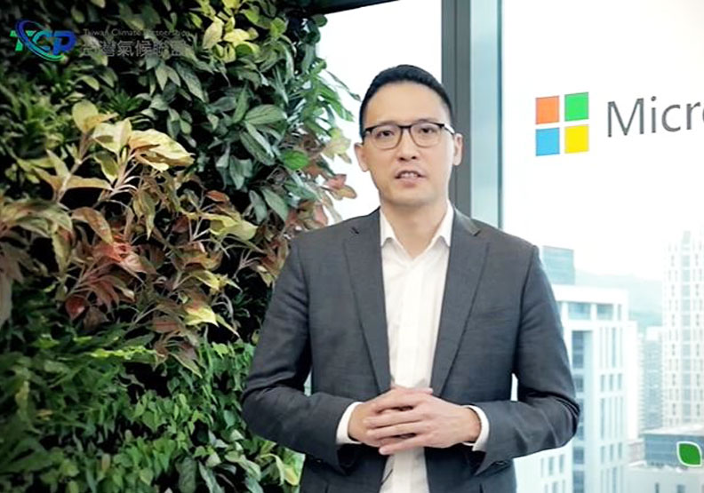 台灣微軟總經理孫基康。台灣氣候聯盟提供