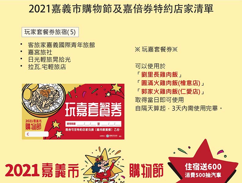 取自臉書「2021嘉義市購物節」。