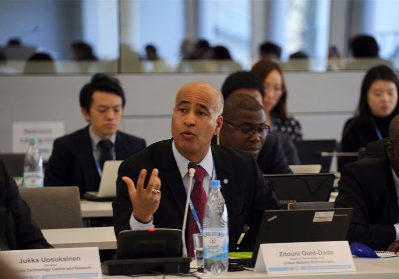 聯合國糧農組織(FAO)氣候環境部門副總監齊圖尼.奧德達達(Zitouni Ould-Dada)。取自UN Climate Change twitter