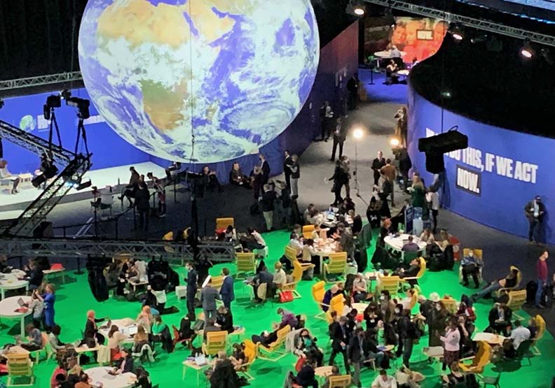 格拉斯哥氣候會議即將落幕,台達電子文教基金會提供。