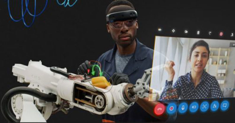 微軟Hololens 2 MR裝置。Microsoft提供