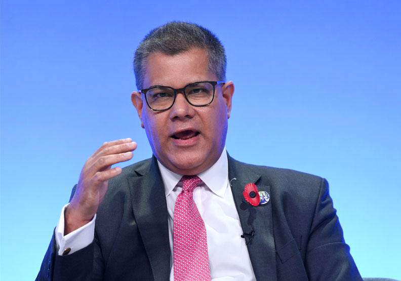 COP26主席夏瑪（Alok Sharma）。COP26提供