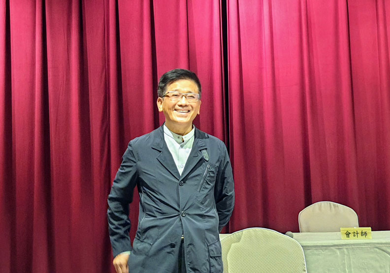 台驊董事長顔益財。王昱翔攝