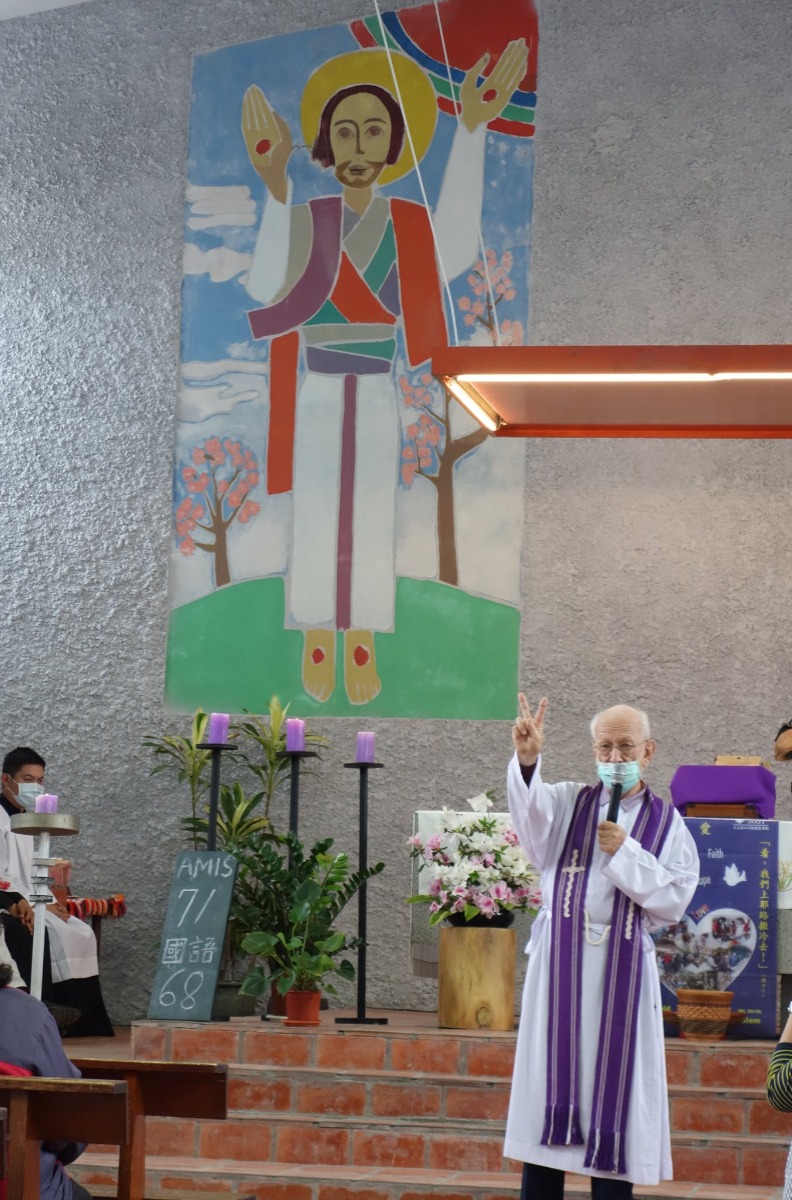 葛德神父與台東的緣份從民國55年開始,迄今已超過半世紀。台東縣民政處提供。