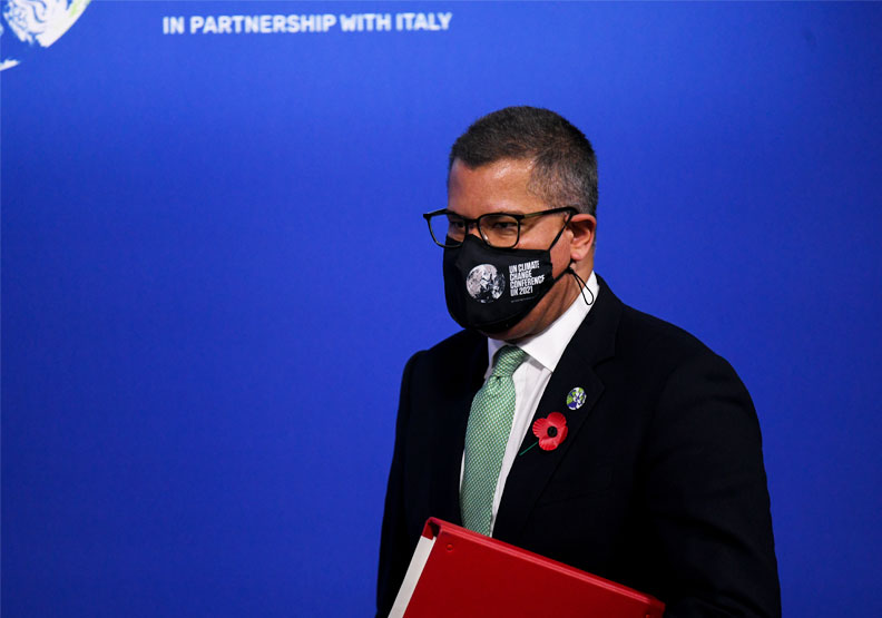 COP26主席夏瑪（Alok Sharma）。Flickr by cop26