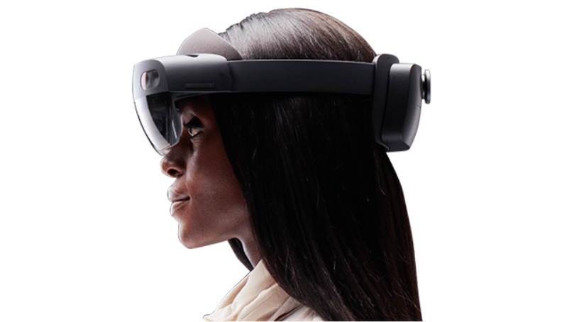 最新一代 HoloLens 2。取自創新拿鐵，圖片來源：HoloLens