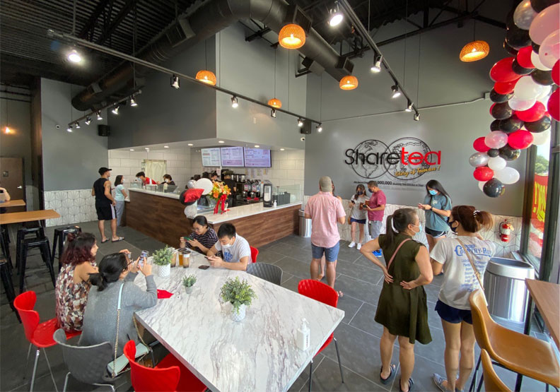 歇腳亭美國門市。取自Sharetea歇腳亭臉書