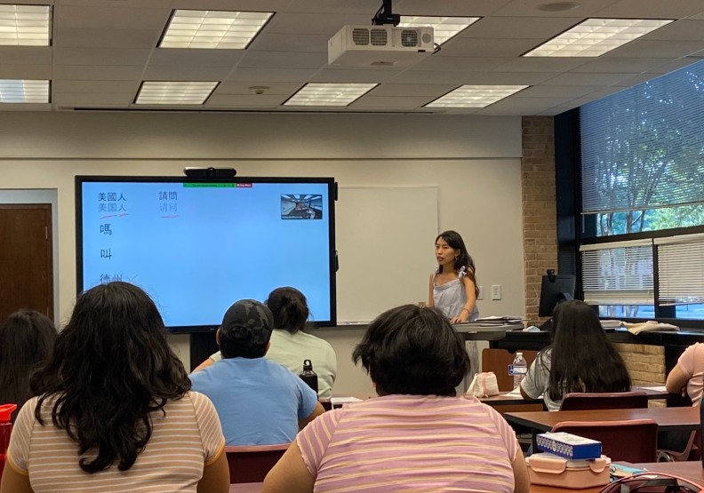 華師課程授課實況。