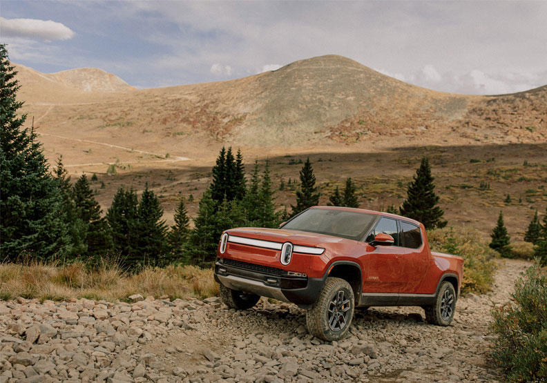 美國電動車Rivian。取自Rivian官網