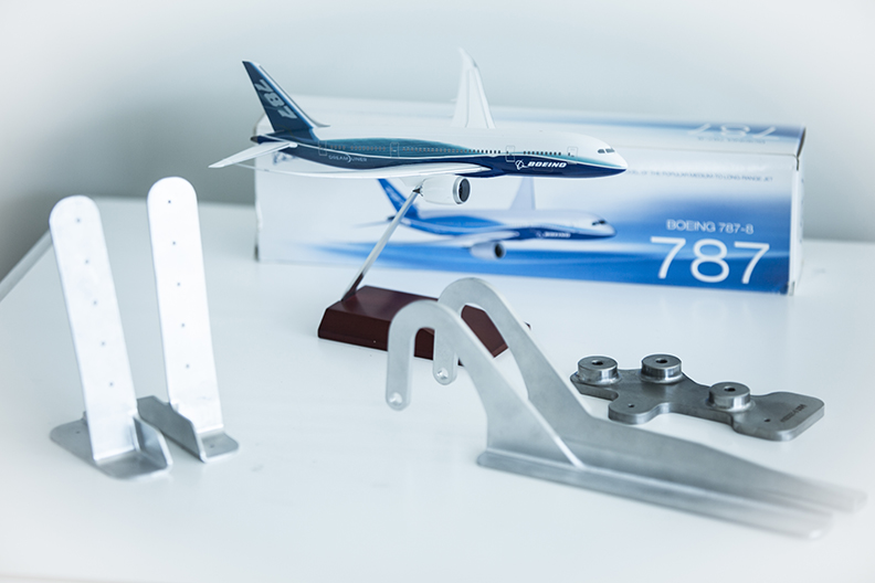 航太產業零件要求相當嚴格,並具有難以置信的公差標準。圖為數位轉型後航太零件產品範例。