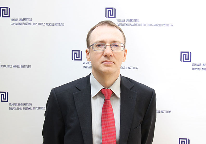立陶宛大學（Vilnius University）國際關係暨政治學研究所教授楊內里烏納斯。取自立陶宛大學官網