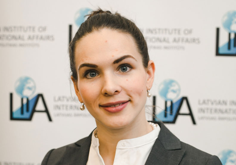 拉脫維亞國際關係研究所亞洲計畫主任雀倫可娃。取自LIIA官網