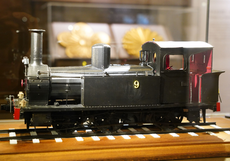 9號蒸汽機車3D掃描輸出模型。台博館提供。