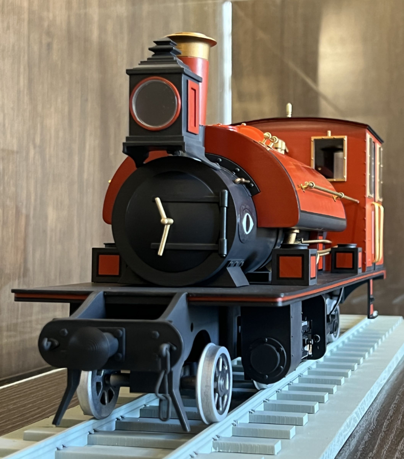 復原3號型蒸汽機車模型。台博館提供。