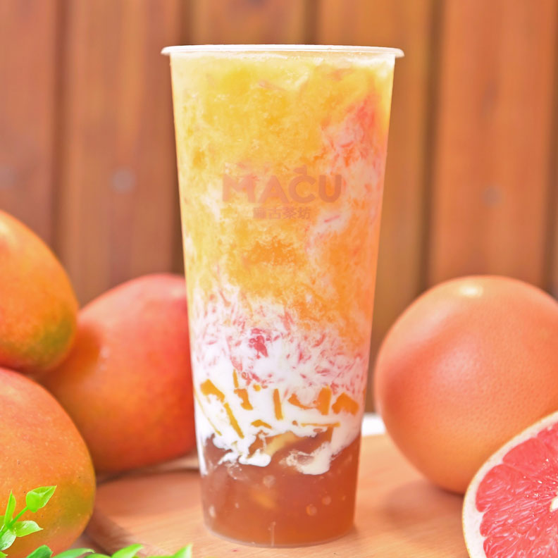 麻古茶坊帶起「楊枝甘露」風潮。取自麻古茶坊macu臉書