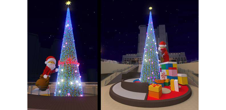 取自網路溫度計。圖片來源：2021新北歡樂耶誕城