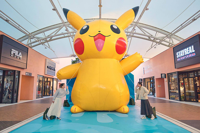 取自網路溫度計。圖片來源：FB/MITSUI OUTLET PARK 台中港