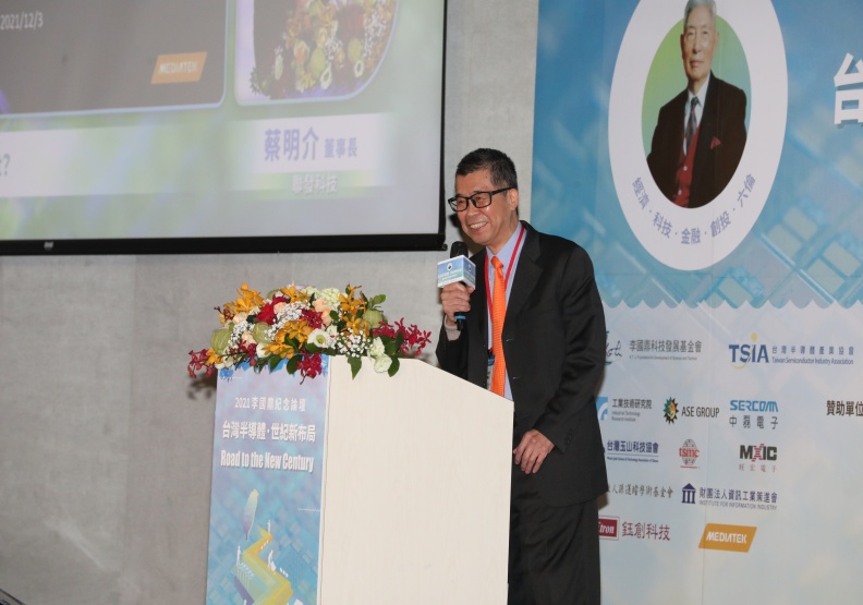 聯發科董事長蔡明介。蘇義傑攝影