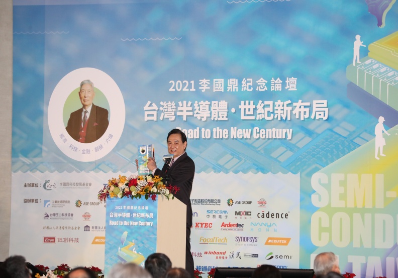 鈺創創辦人盧超群。蘇義傑攝影