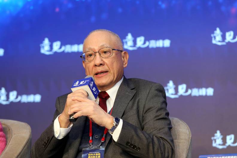 政治大學名譽講座教授司徒達賢。張智傑攝