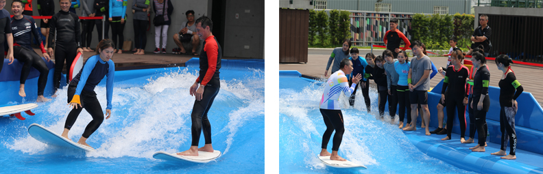 第一屆衝浪大賽暨體驗活動。