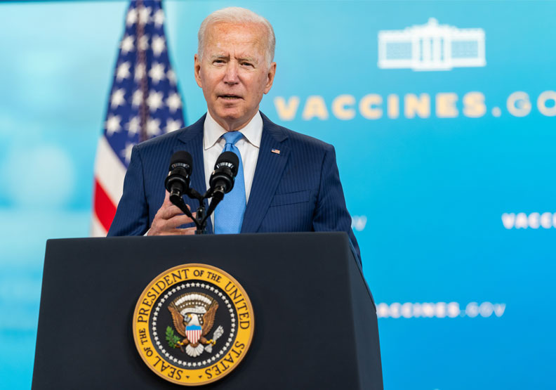 圖／美國總統拜登今宣布不參加北京冬奧。Flickr by The White House