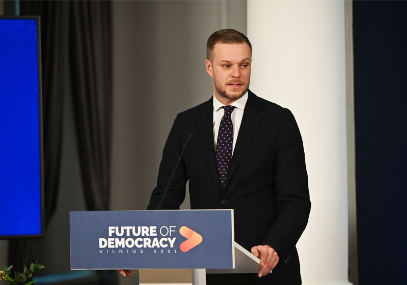 立陶宛外長藍斯柏吉斯。取自Lithuania MFA twitter