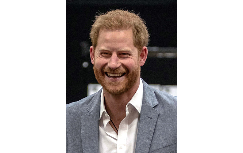 2019年,哈利王子在海牙出席Invictus Games。取自維基百科,CC0授權。
