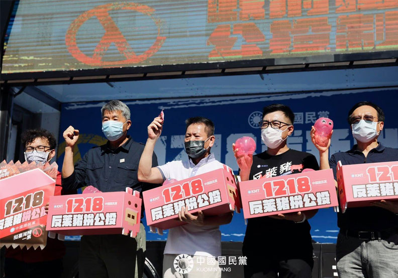 國民黨動員民眾投下「四個同意」。取自中國國民黨 KMT臉書