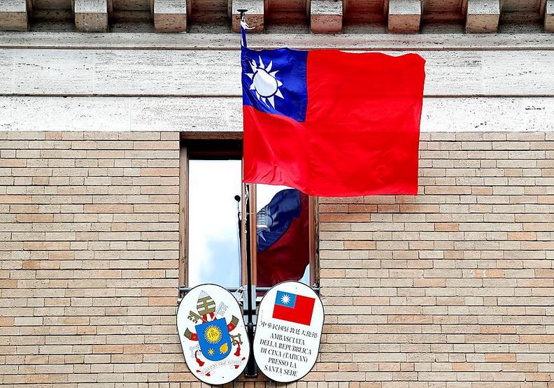梵諦岡是中華民國目前唯一一個在歐洲的邦交國，也是唯一的已開發國家。Reuters