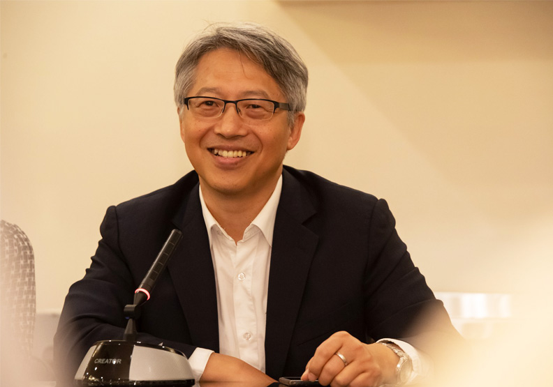 圖／中研院院長廖俊智。取自中央研究院 Academia Sinica臉書