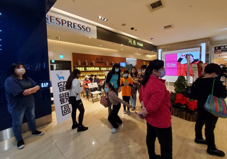 機動疫苗接種站。沈瑜攝