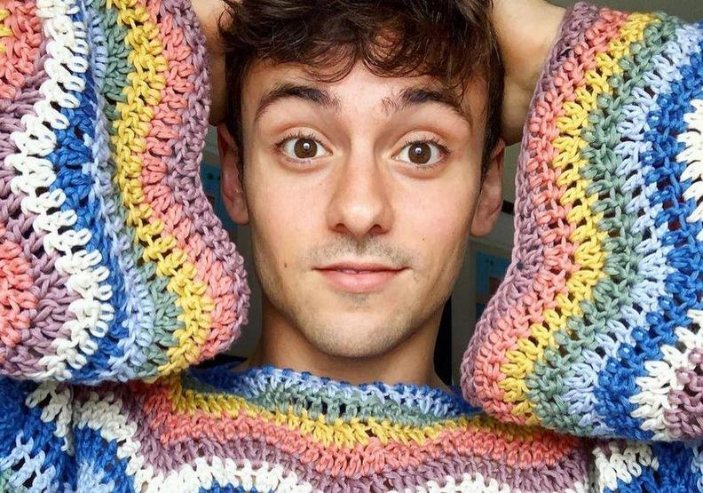他透過編織,找回屬於內心的平靜。Tom Daley