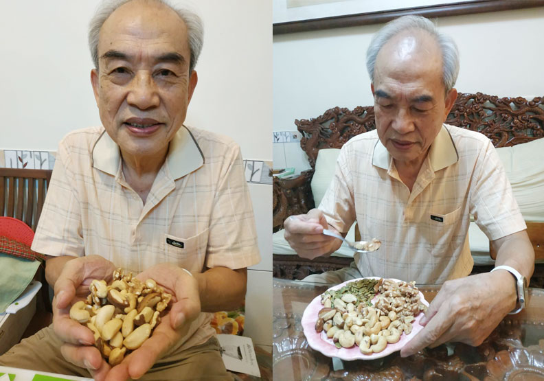 核桃等堅果也富含Omega-3脂肪酸,銀髮族適量攝取可顧腦。柯俊銘心理師提供