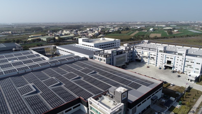 臺南落實ESG的發展理念，如臺南新吉工業區引進低汙染、低耗水產業 ，是全國第一個污水零排放工業區。（臺南市政府提供）