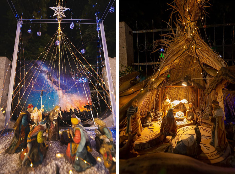 萬金聖母聖殿馬槽裝飾。取自潘孟安臉書