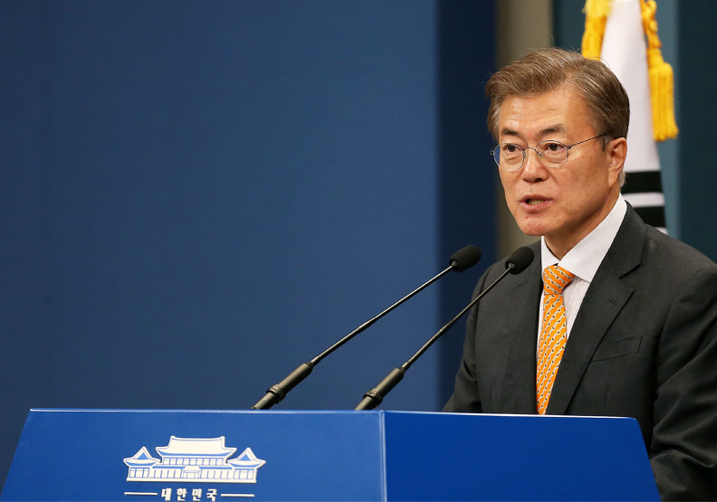 韓國總統文在寅今天宣布特赦3094人，包含前總統朴槿惠。Flickr by Republic of Korea