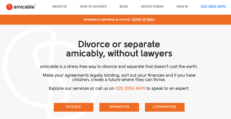 Amicable 官網。取自創新拿鐵。圖片來源：Amicable官網