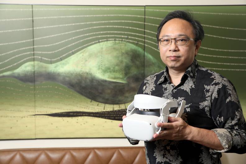 黃心健右眼曾失明,因此對於視覺藝術格外著迷。陳之俊攝