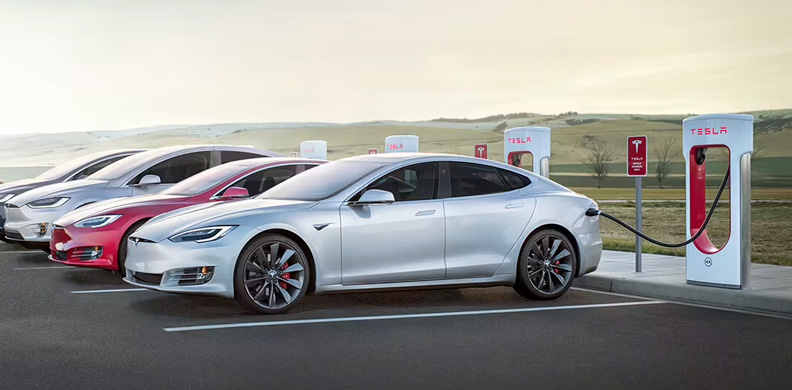 台灣今年有40座特斯拉超充站。取自特斯拉官網