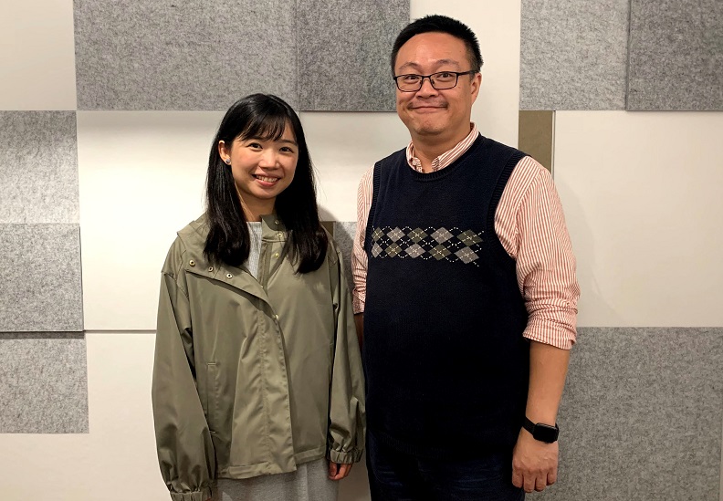 灃食PODCAST節目,主持人葉俊甫邀營養師呂孟凡分享營養知識。灃食教育基金會提供
