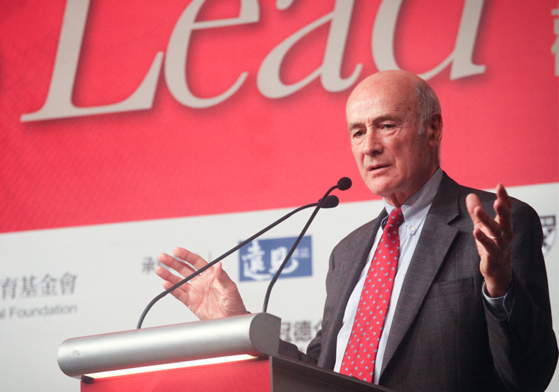 軟實力之父奈伊。陳宗怡攝影