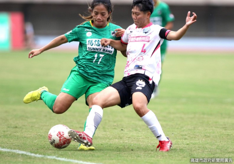 圖 / 高雄陽信銀行女子足球隊。